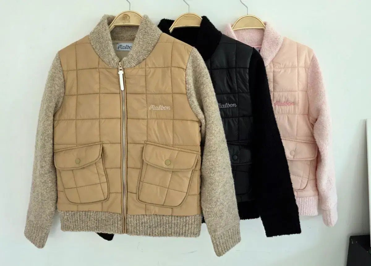 マルボンゴルフ スタシ キルト セーター ハイブリッド ダウン ジャケット