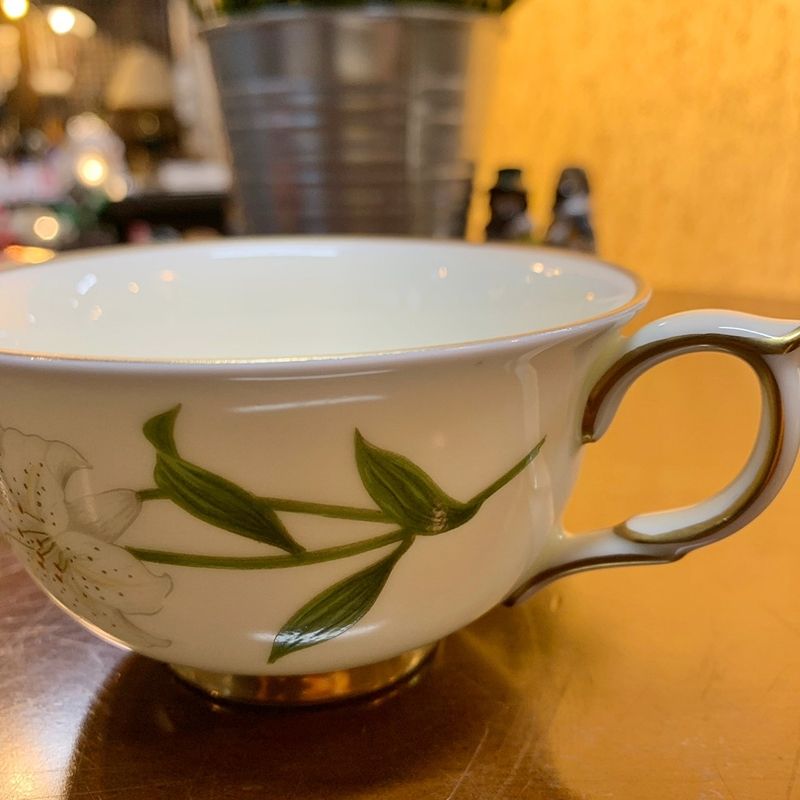 有田焼 深川製磁/君島一郎 白百合 茶器揃