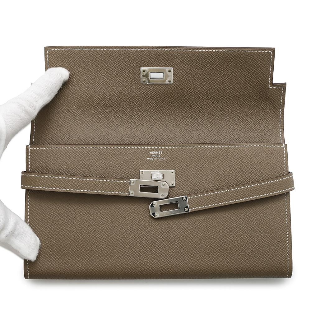 HERMES エルメス ケリーウォレット・トゥー・ゴー ヴォーエプソン