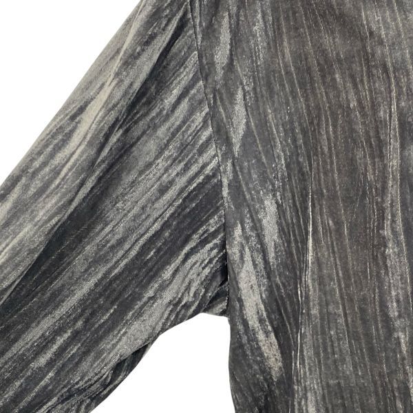  ルシェルブルー LE CIEL BLEU レースソークベルベットシャツ ブラウス 長袖 アシンメトリー 花柄 36 M 9号 レディース S 5 V 716 長袖 シャツ ブラウス