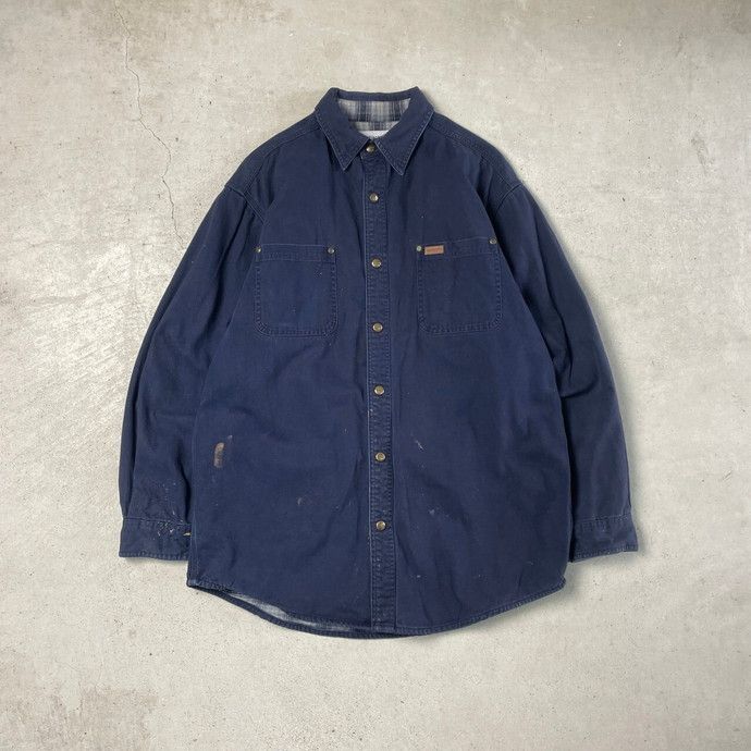 Carhartt ダック地 チェックネルライナー ワークシャツジャケット 訳あり特価 Carhartt カーハート ダック地 チェックライナー
