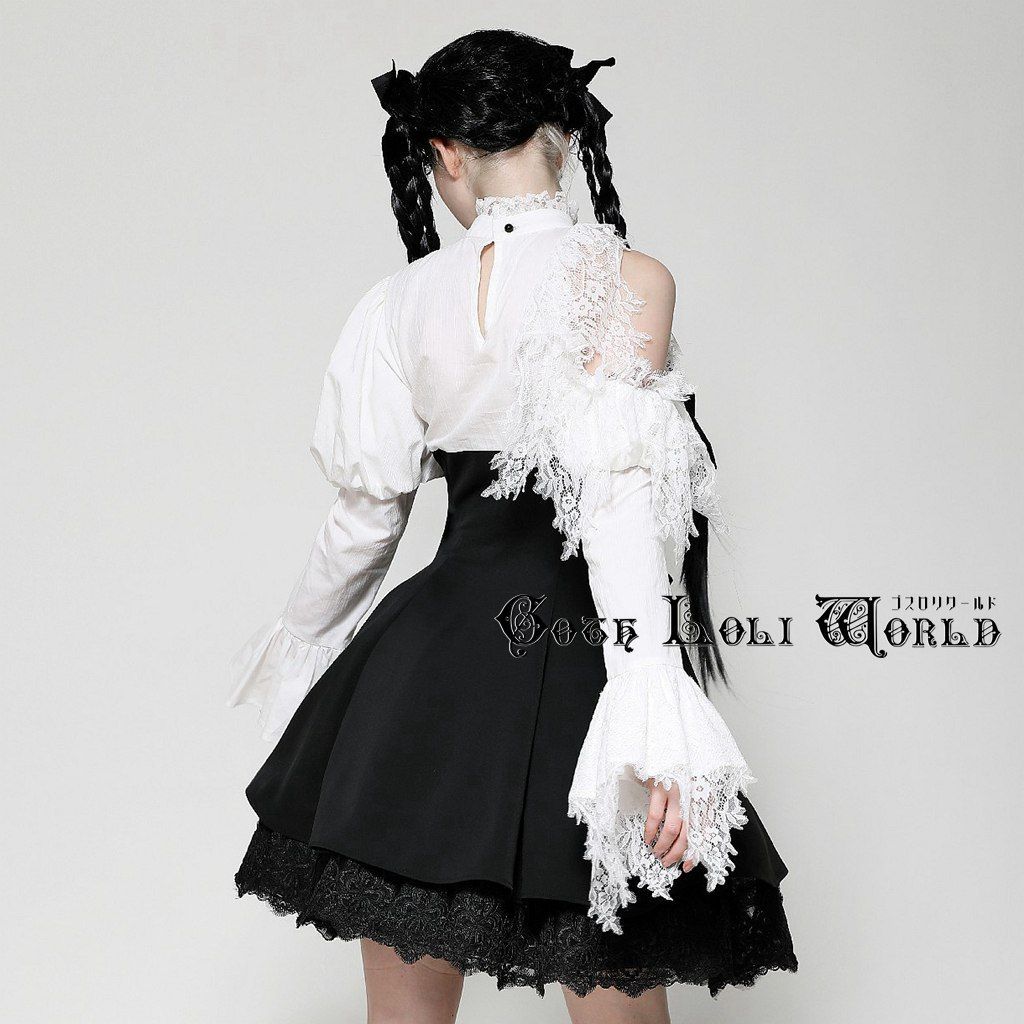 DW1030 ロリータ ワンショルダー ワンピース ファッション