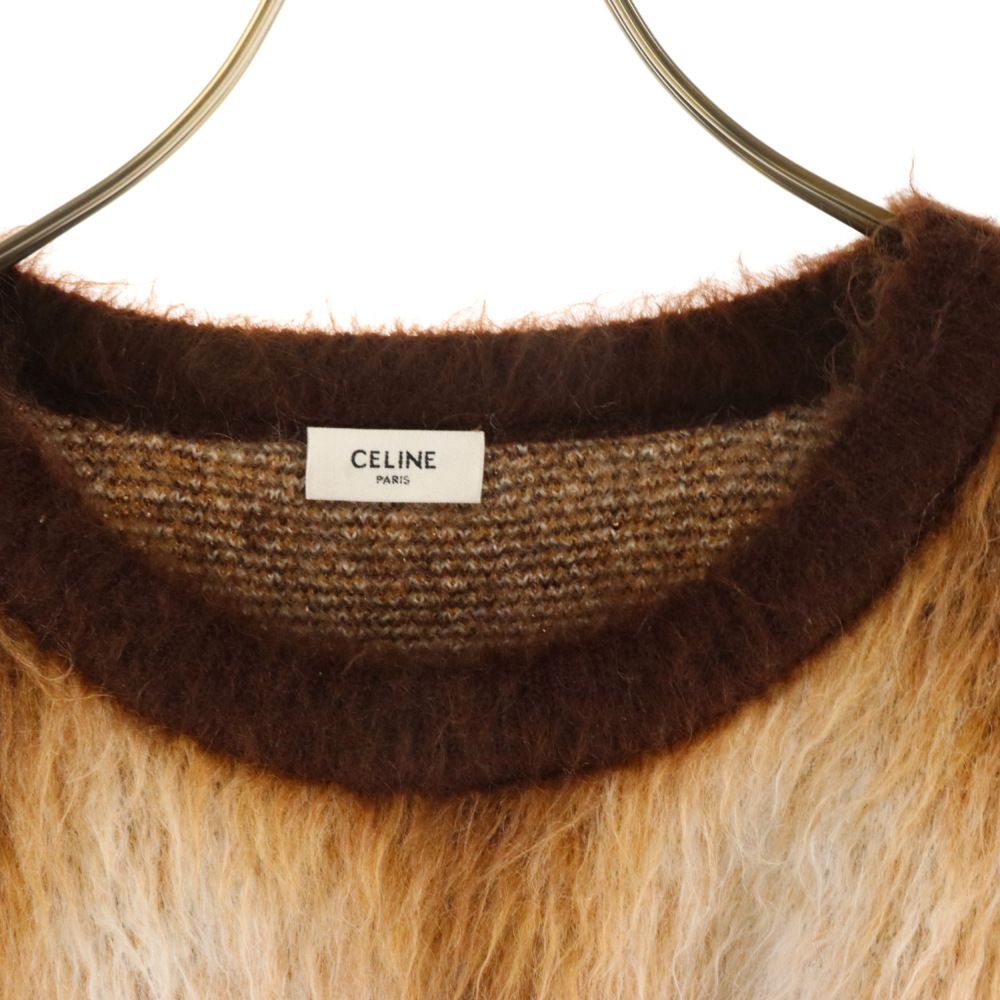 CELINE (セリーヌ) 22AW Cropped Boxy Sweater In Brushed Mohair