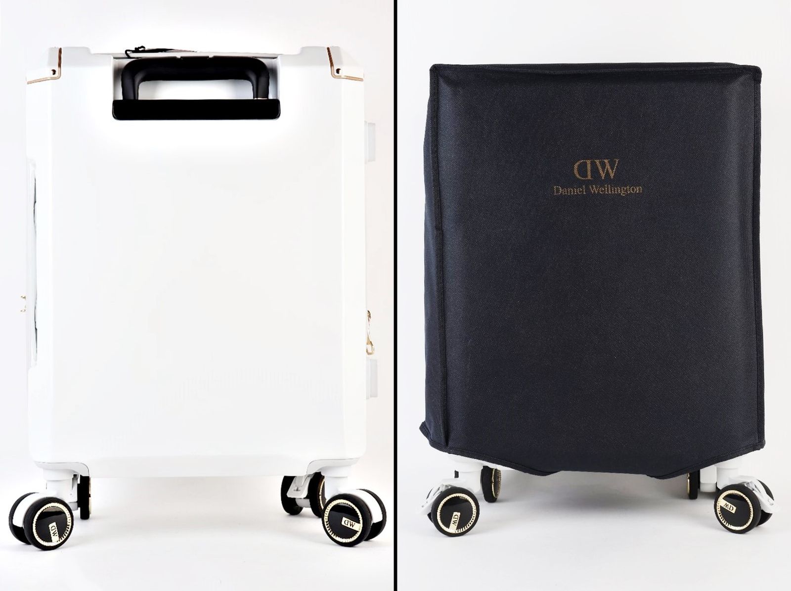 ダニエルウェリントン スーツケース クアドロ 35L ホワイト DW02700005 Daniel Wellington 旅行 R2510-151 DECORATOM_COM_BR