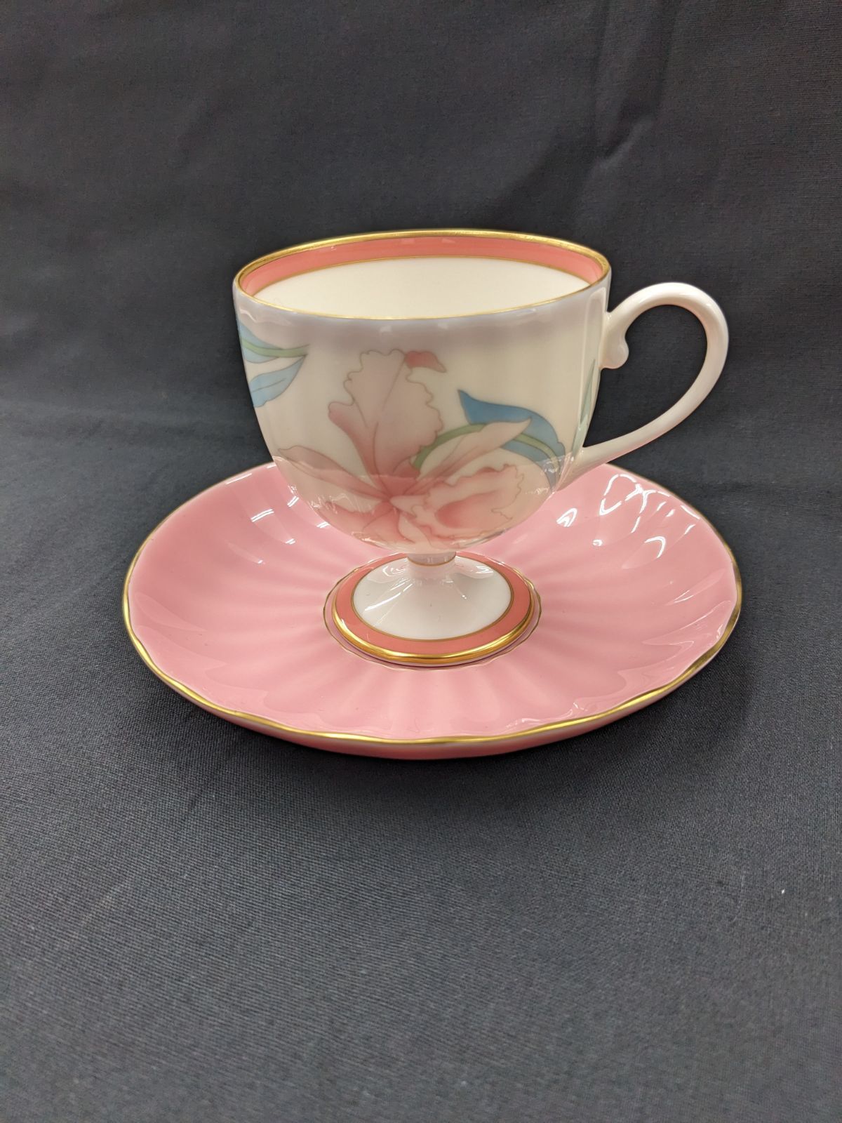 喫茶ソワレ コーヒーカップ＆ソーサー 東郷青児 香蘭社 喫茶ソワレ