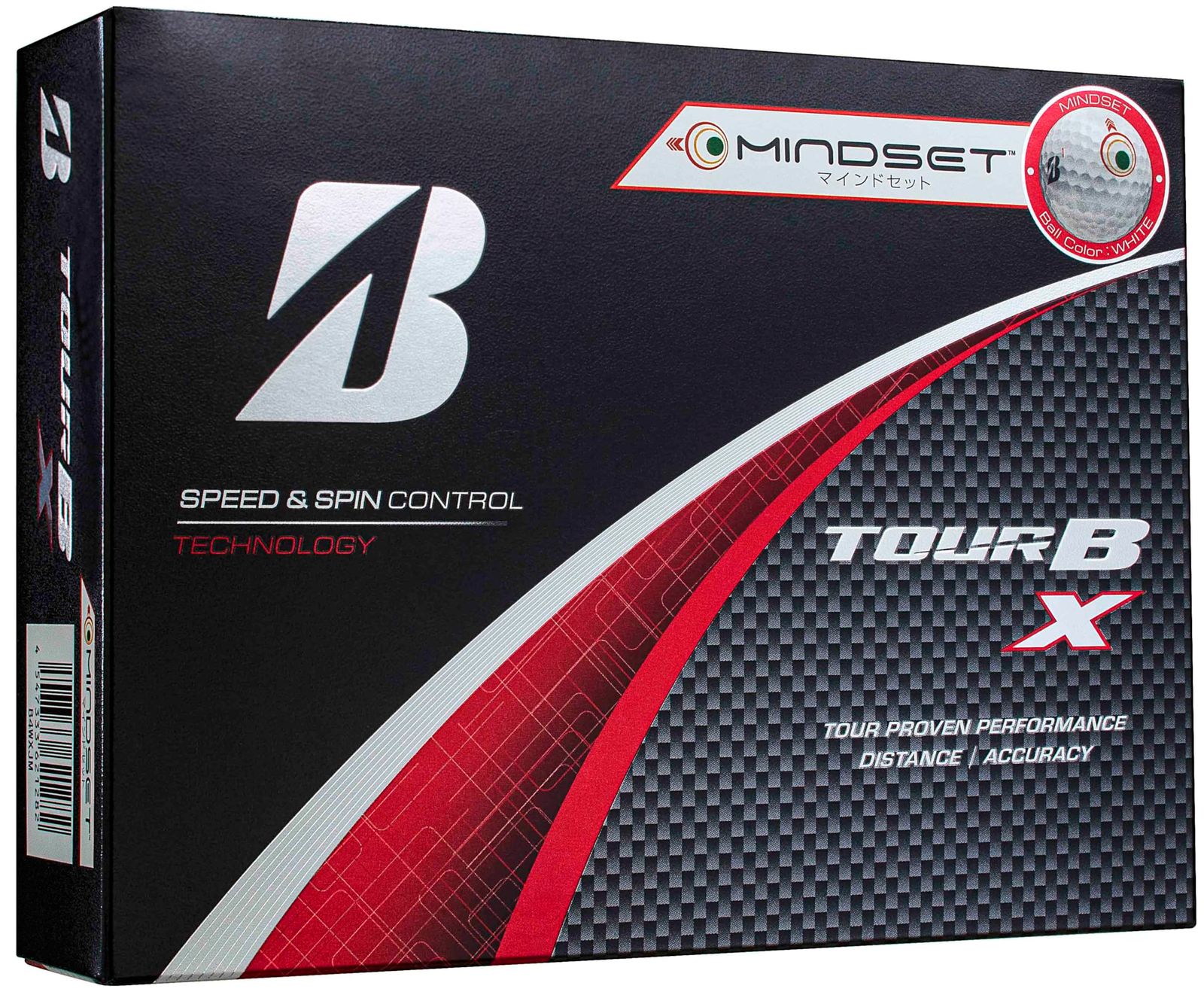 BRIDGESTONE(ブリヂストン)ゴルフボール TOUR B X 2024年モデル 12球入 ホワイト マインドセット B4WXJM [TOUR B X]