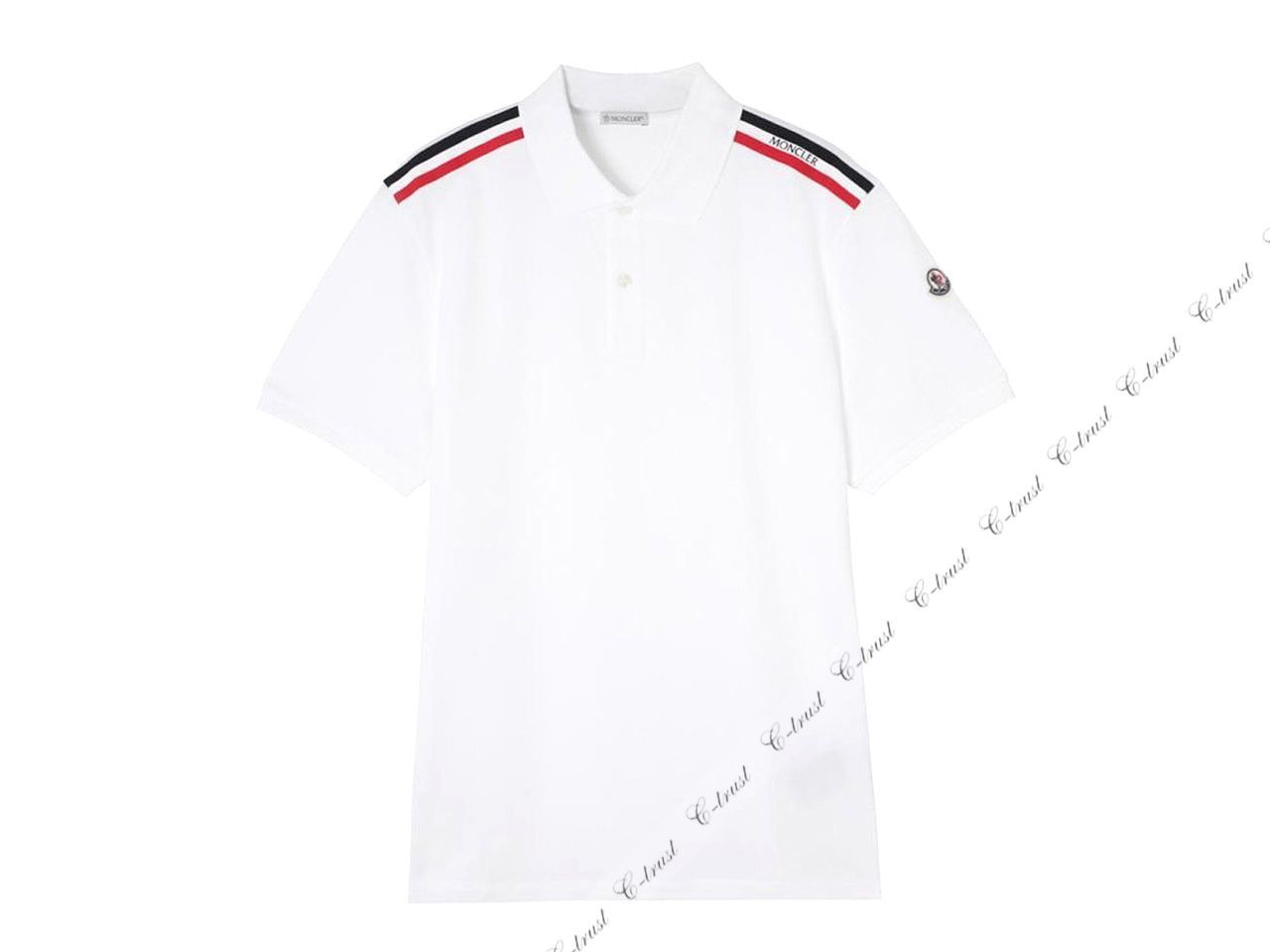 MONCLER モンクレール ポロシャツ POLO 半袖 コットン トリコロール