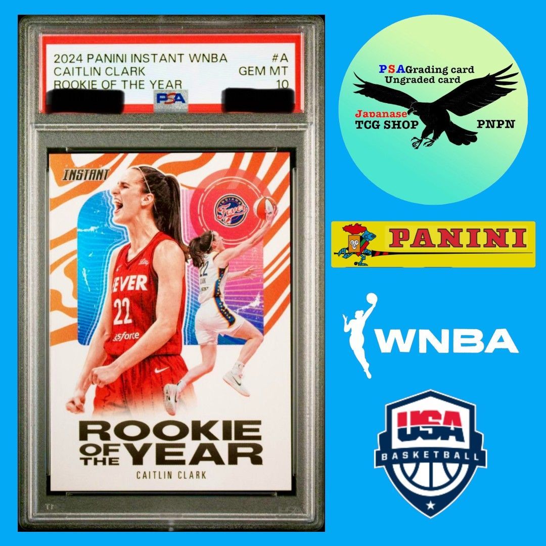 Caitlin Clark Graded Gem Mint 10 Rookie 2024-25 Panini Instant