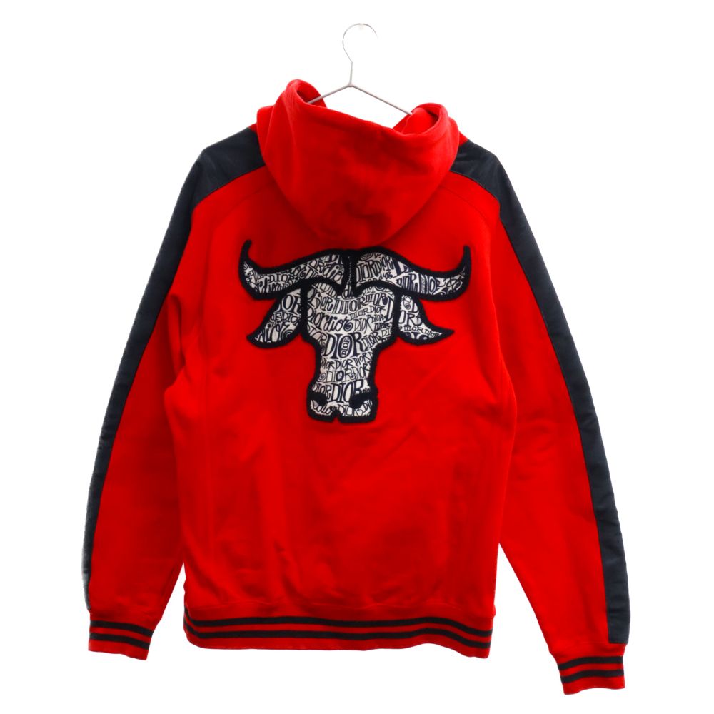 DIOR (ディオール) 21SS×STUSSY CHICAGO BULLS ロゴ刺繍プルオーバー