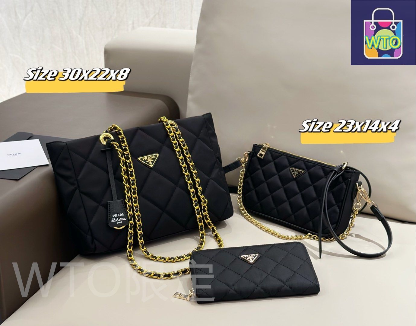 プラダ　セット 今日WTO】Prada プラダ 組み合わせパック 三つの割引価格-WTO輸2