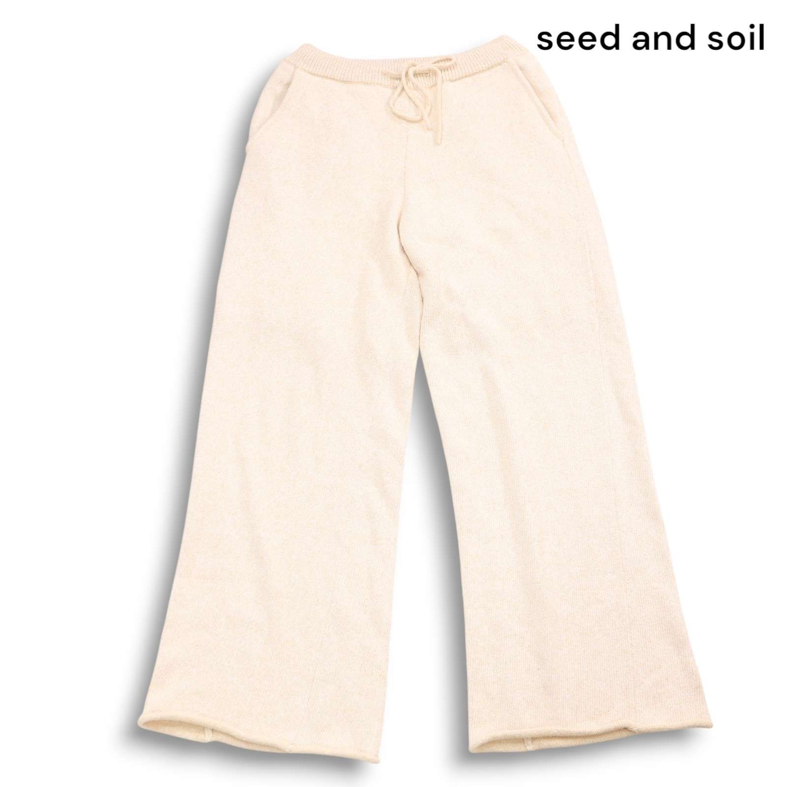 seed and soil オーガニックコットンパンツ seed and soil シードアンドソイル 通年 オーガニックコットン
