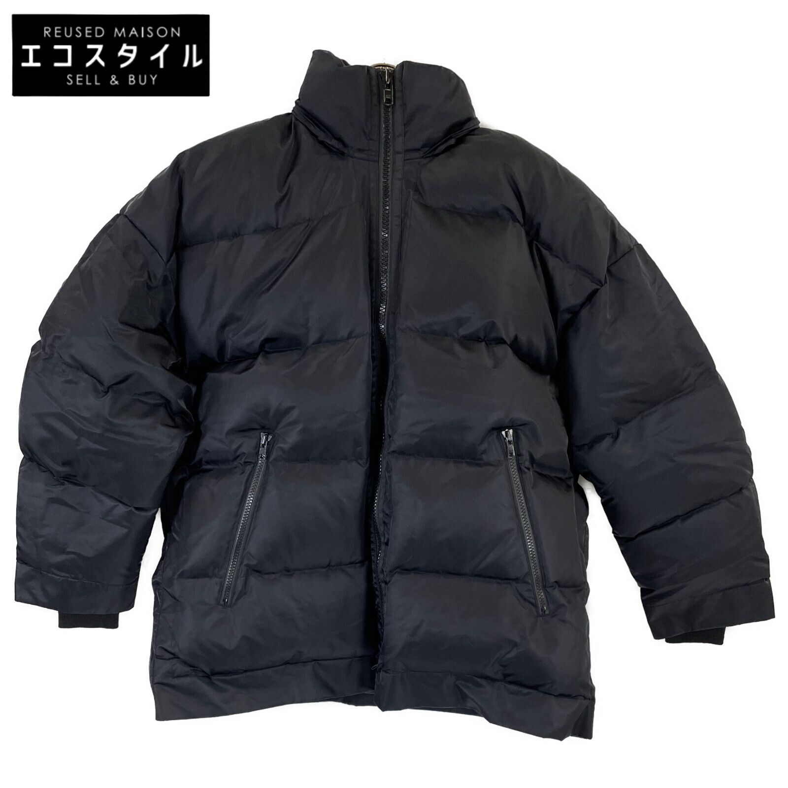 Y-3 ワイスリー ﾌﾞﾗｯｸ 18年 DP0596 ENGINEERE ﾀﾞｳﾝｼﾞｬｹｯﾄ S