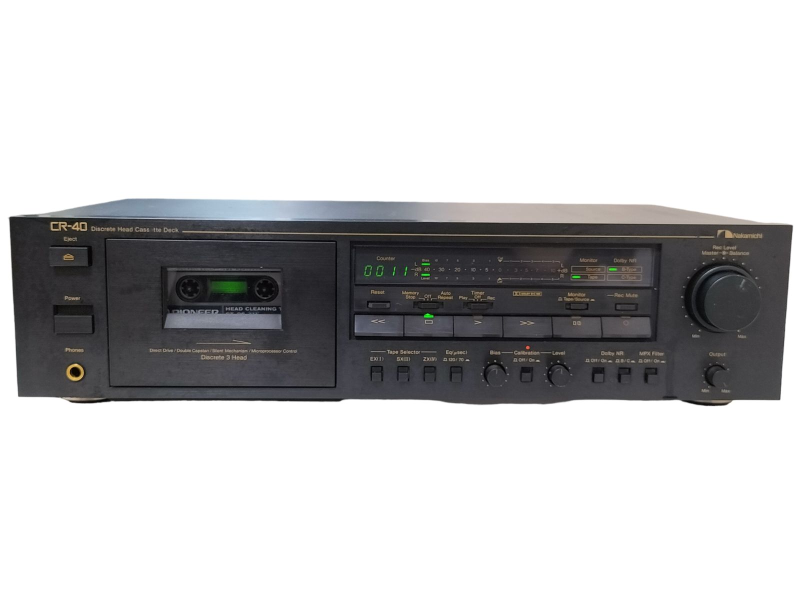 Nakamichi ナカミチ CR-40 カセットデッキ 【公式通販】