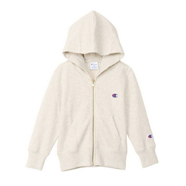 HANES ヘインズ FULL ZIP HOODED オートミール 160サイズ CK-T103 810 | スポーツ 服 衣類 衣料品 キッズ 子供 トップス パーカー フルジップ ベーシック スウェット スウェットシャツ コットン ロゴ 刺
