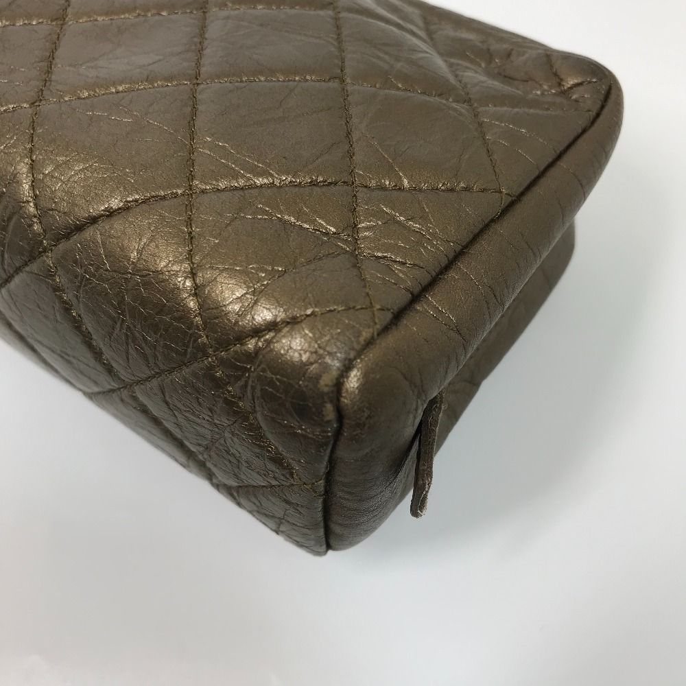 CHANEL シャネル ポーチ メイクポーチ 化粧ポーチ キルティング