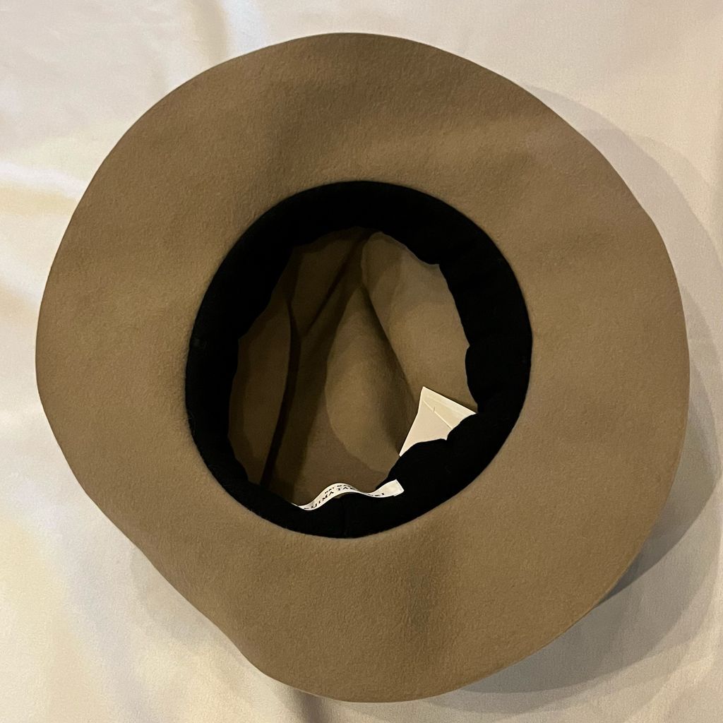 KIJIMA TAKAYUKI ブラウン ワイドブリムハット 2 フェルト