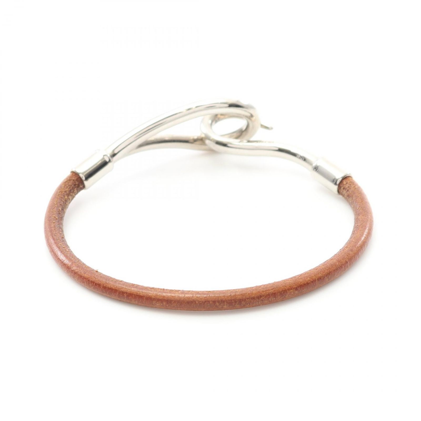 エルメス ジャンボ ステンレススチール レザー ブレスレット HERMES - エルメス HERMES ジャンボ ブレスレット アクセサリー