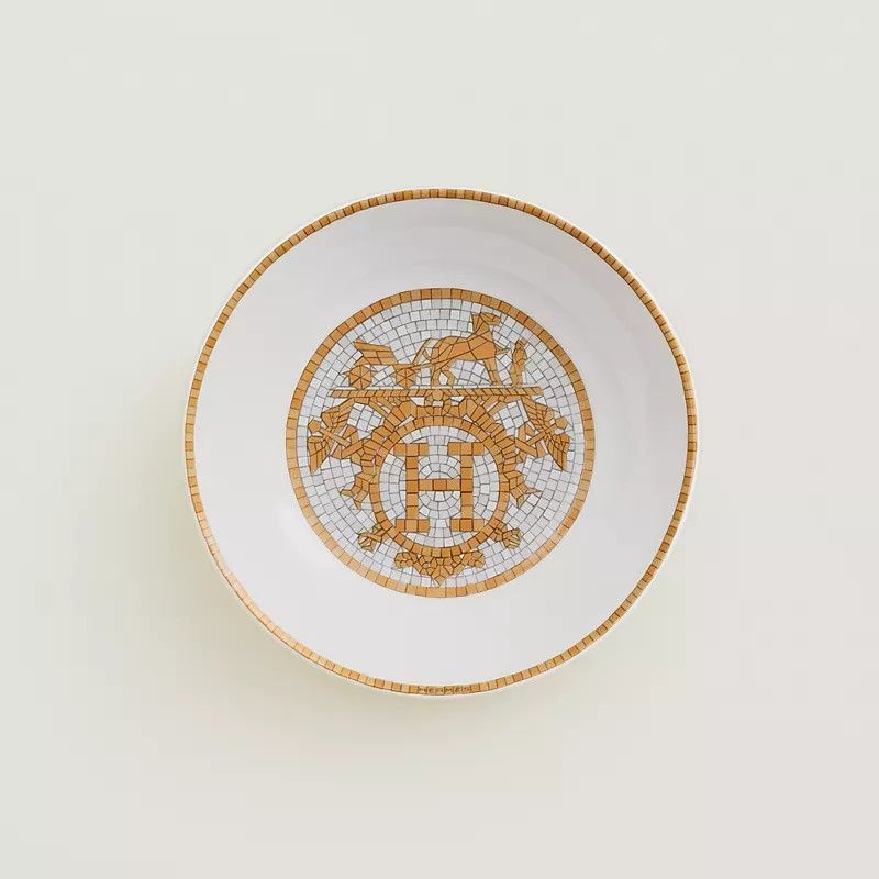 【7/13,14限定値下げ】 HERMES/新品未使用/モザイク/醤油皿 醤油皿 〈モザイク 24〉 プラチナ | Hermès - エルメス-公式サイト