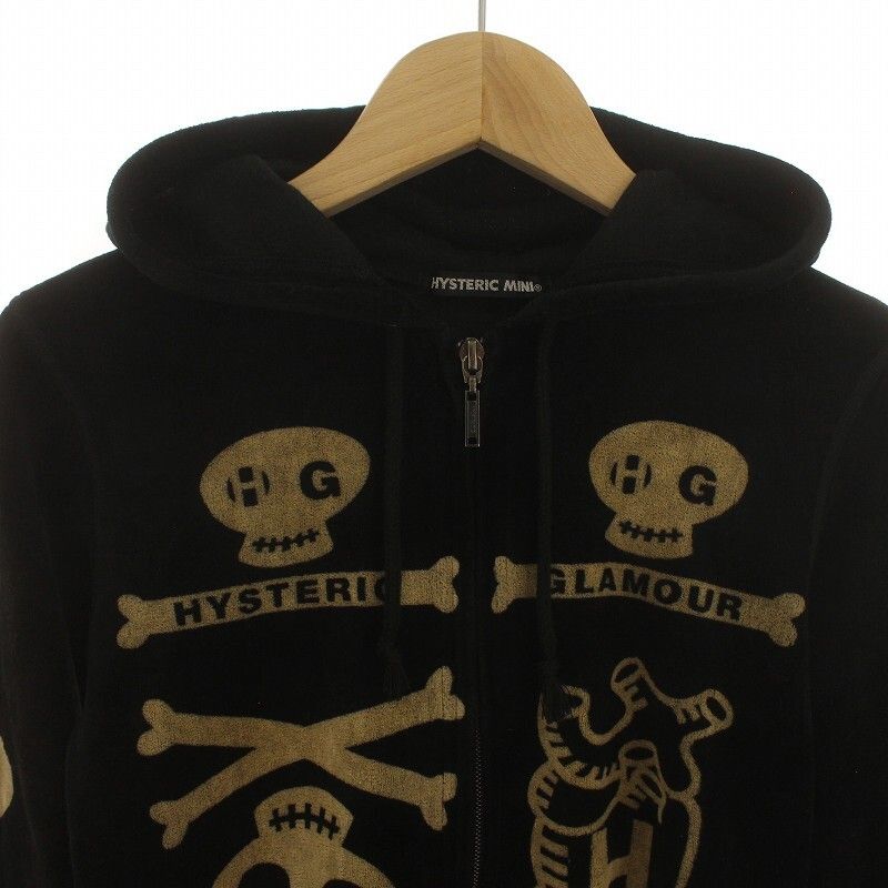 HYSTERIC GLAMOUR ジップパーカー　ドクロ総柄 HYSTERIC GLAMOUR ジップパーカー ドクロ総柄 2025年最新】Yahoo