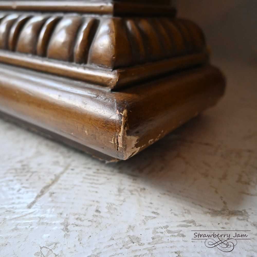 N-6 フランスアンティーク フレンチミラー 剥離家具 姿見 全身鏡