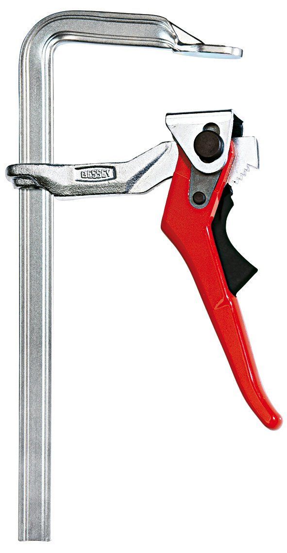 シルバー_Capacity 30cm ベッセイ ラチェット式ワンタッチレバークランプ GH-30