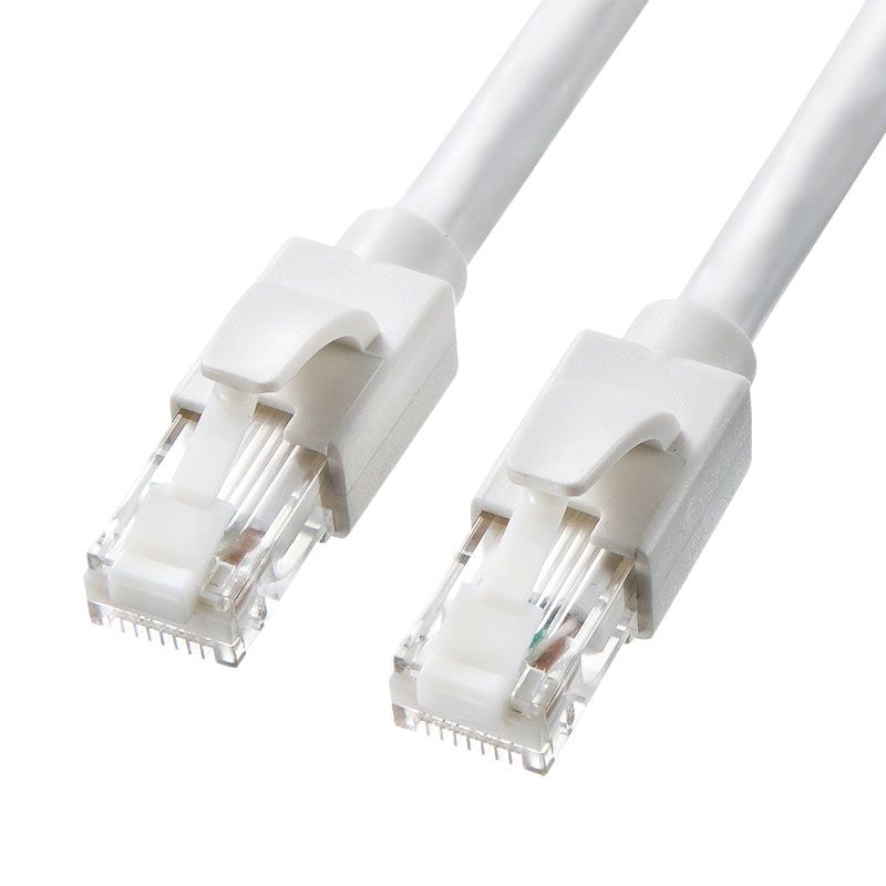 （まとめ買い）サンワサプライ カテゴリ6A LANケーブル ホワイト 7m KB-T6ATS-07W 【×3セット】