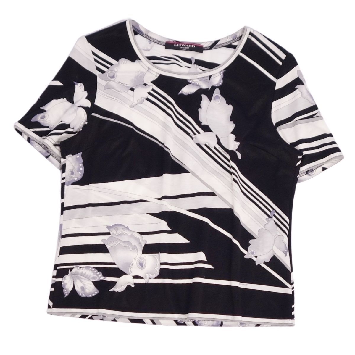 極美品 レオナール LEONARD FASHION Tシャツ カットソー 半袖 - メルカリ