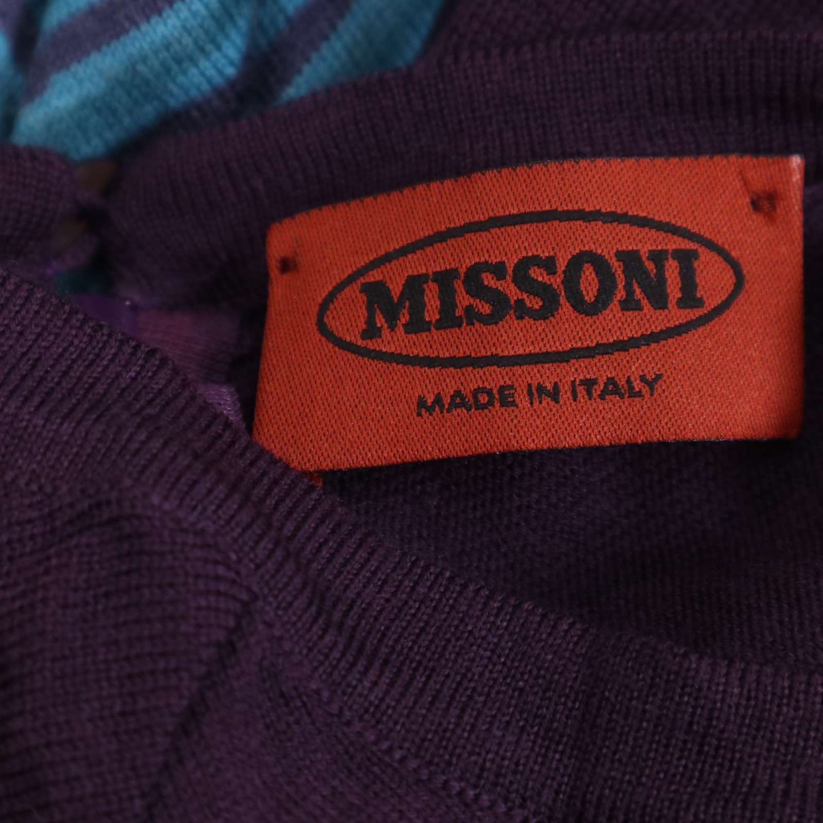 イタリア製☆ Missoni ミッソーニ 秋冬 ウール☆ デザイン ハイネック 