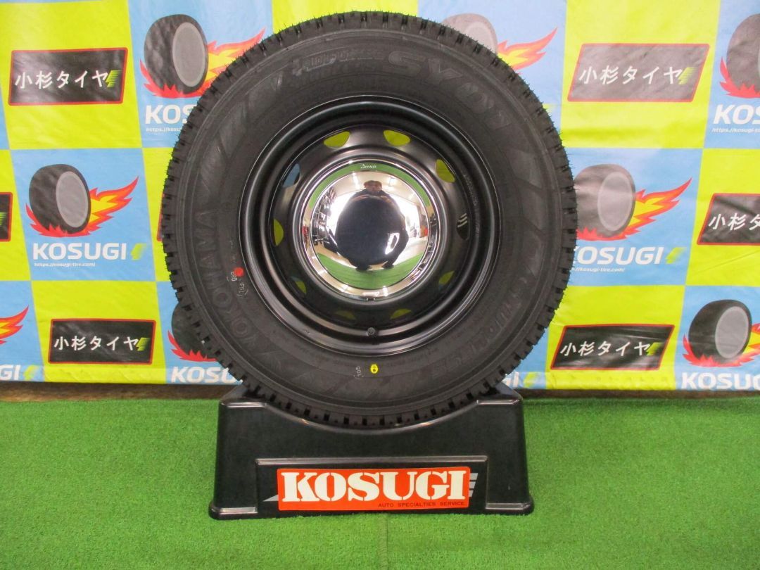 ネオキャロ 3.5J-12 4HM 34 ヨコハマ SY01V 145 80R12 80 79LT 4本 タイヤ SY309 大和店