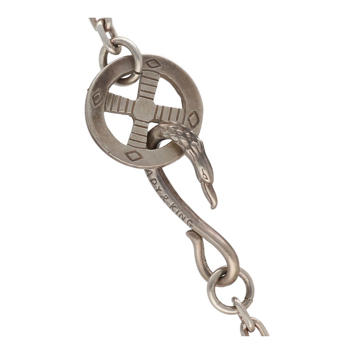 中古】 TADY&KING タディ&キング 特大イーグル 18k剣先SVフェザー