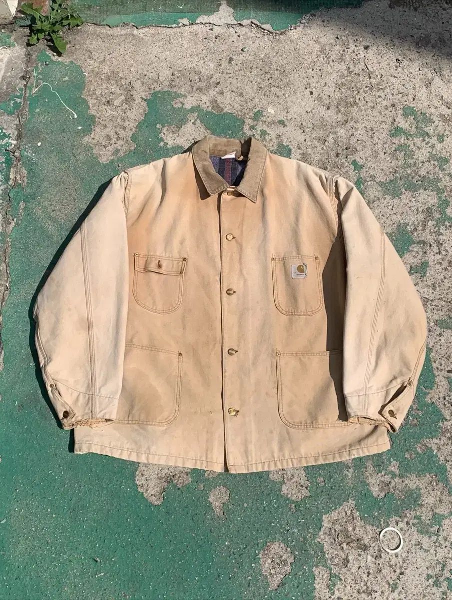 70s Carhartt カーハート 毛布 リンデ ダック チョア コート