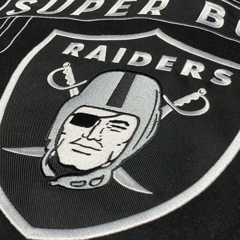 NFL公式 JHデザイン Raiders ラスベガス レイダース 限定 チャンピオンズ リバーシブル スタジャン - メルカリ