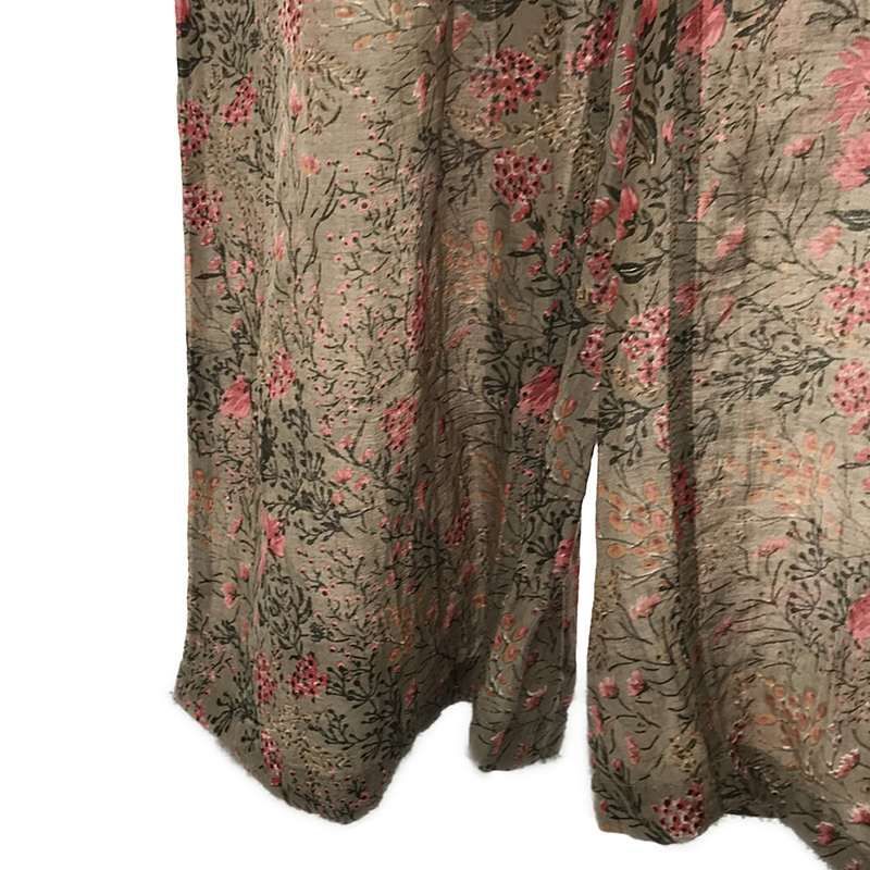 新品タグ付き✨ SOIL ソイル コットンシルクオールインワン 花柄 リボン SOIL / ソイル | フラワー柄 コットンシルク オールインワン