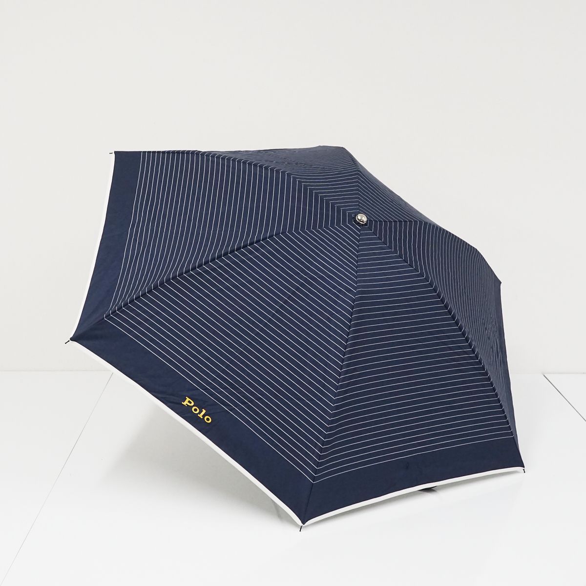 ポロラルフローレン 花柄 晴雨兼用 折り畳み傘 ネイビー 55cm - 小物
