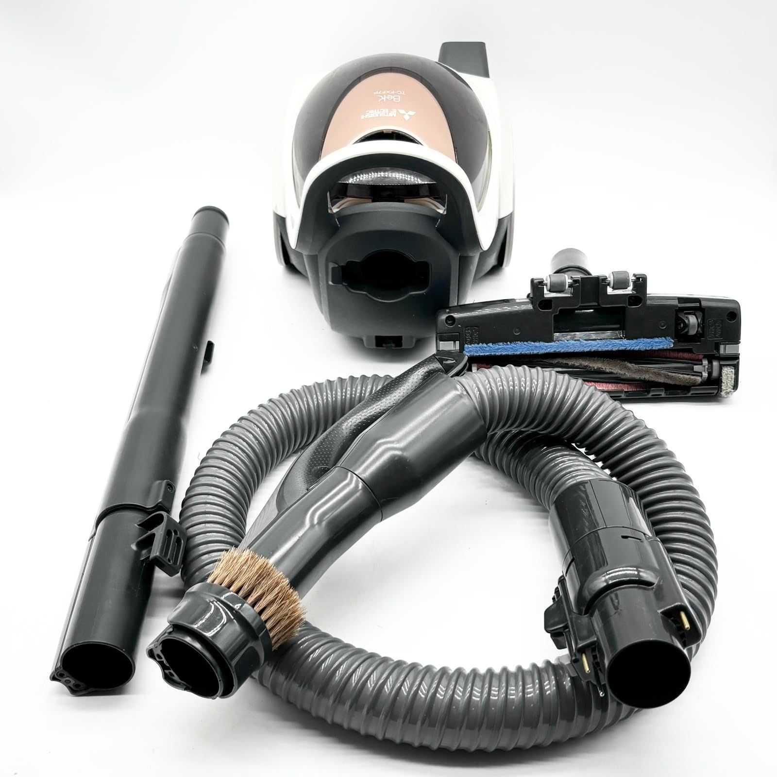 三菱電機 MITSUBISHI ELECTRIC 紙パック掃除機 Be-K ビケイ 小型 日本製 軽量 パワーブラシ ブラウン TC-FXF7P-T ○1404