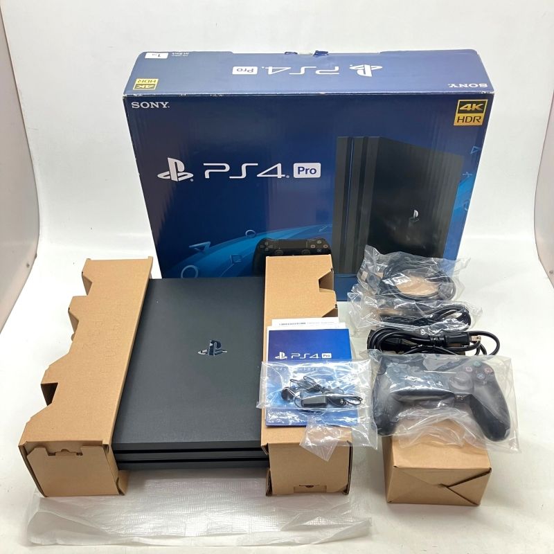 01w-0365 〇 PlayStation 4 PS4 Pro 本体 CUH-7100B 1TB ジェット 