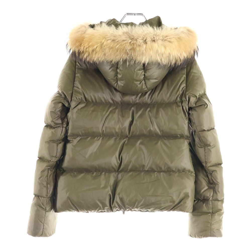 DUVETICA デュベティカ ADHARA アドラ ラクーンファー ダウンジャケット カーキ レディース D.030.04.MFN-1001R