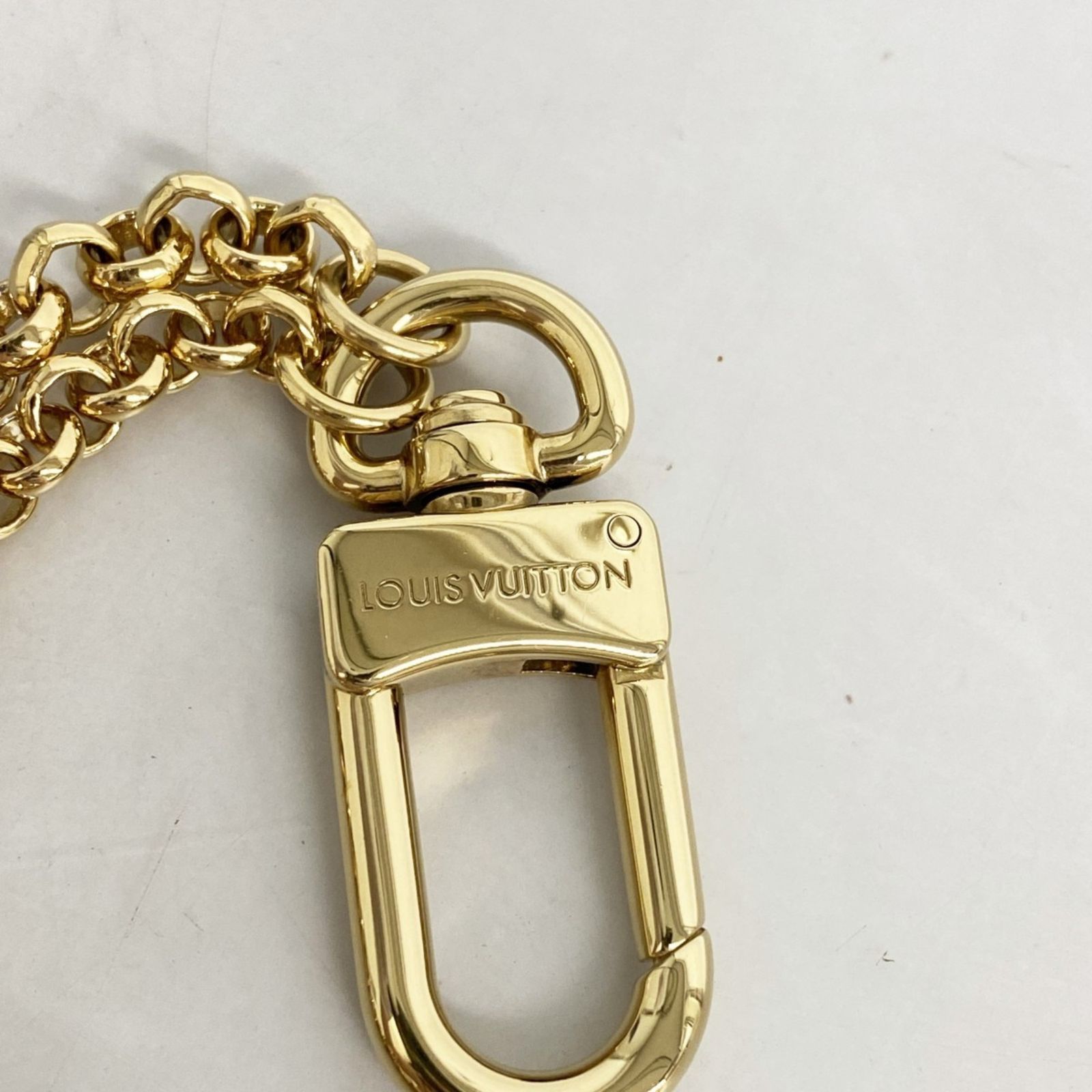 LOUIS VUITTON ゴールド キーホルダー 正規紙袋無料】ルイヴィトン キーホルダー キーリング