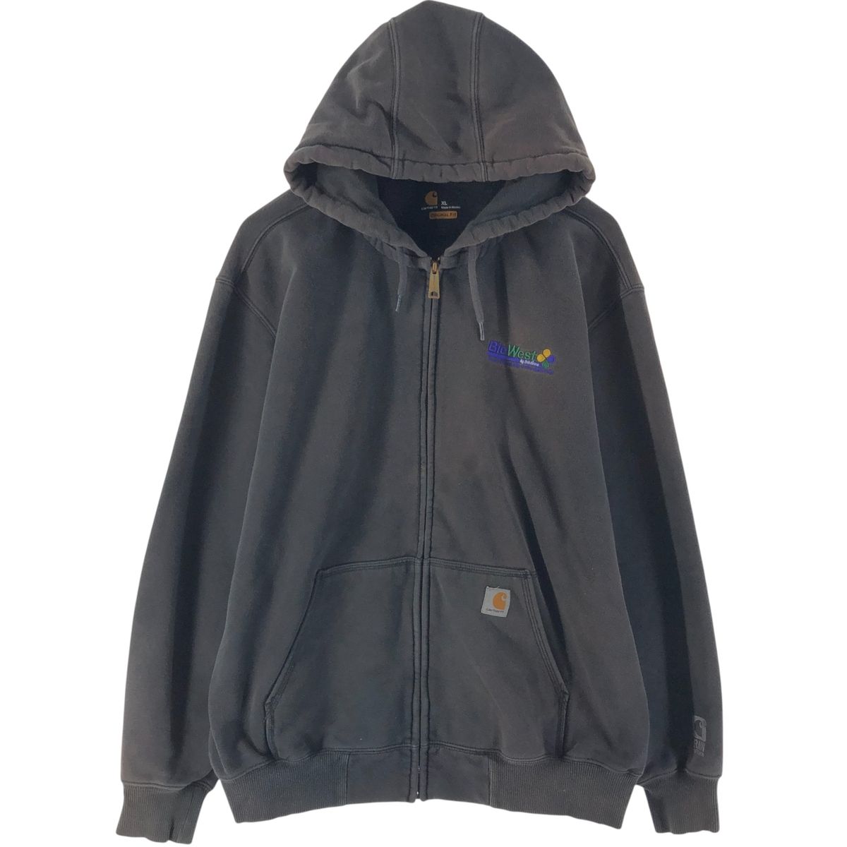 古着 カーハート Carhartt ORIGINAL FIT BIOWEST スウェットフルジップ  