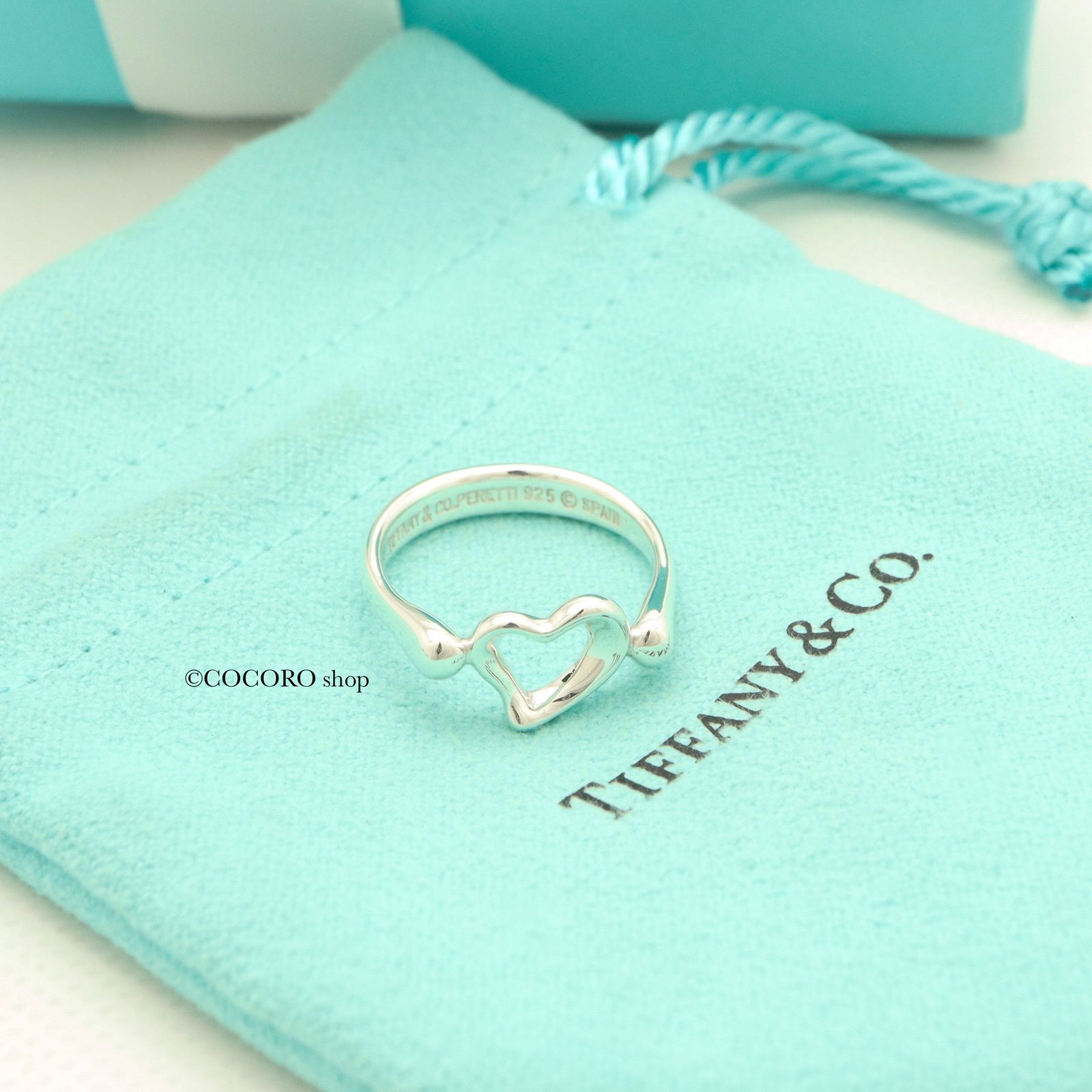 美品】ティファニー TIFFANY＆Co. ミニ オープンハート エルサ
