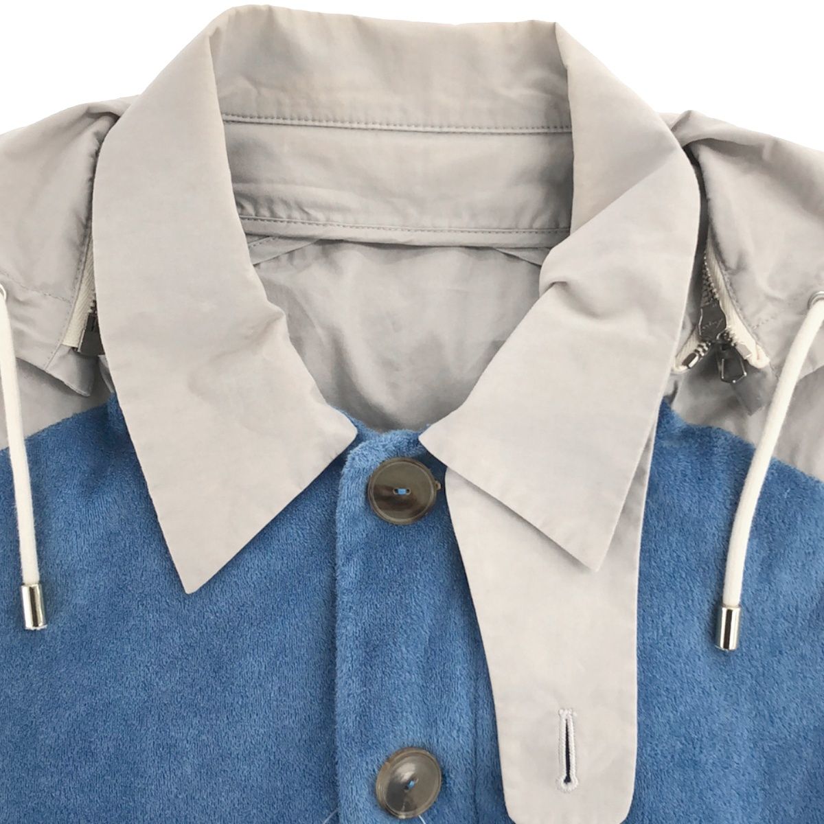 UMIT BENAN ウミットベナン 15AW コットンパイルフーデッドブルゾン 