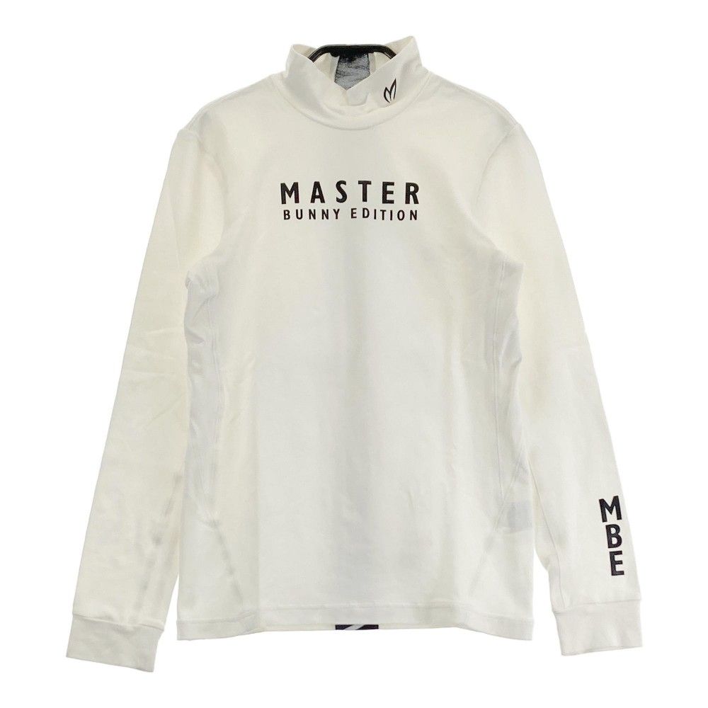 サイズ：0 MASTER BUNNY EDITION マスターバニーエディション  ハイネック 長袖Tシャツ  ホワイト系 [240101492614] ゴルフウェア レディース ストスト サイズ：0 MASTER BUNNY EDITION マスターバニーエディション