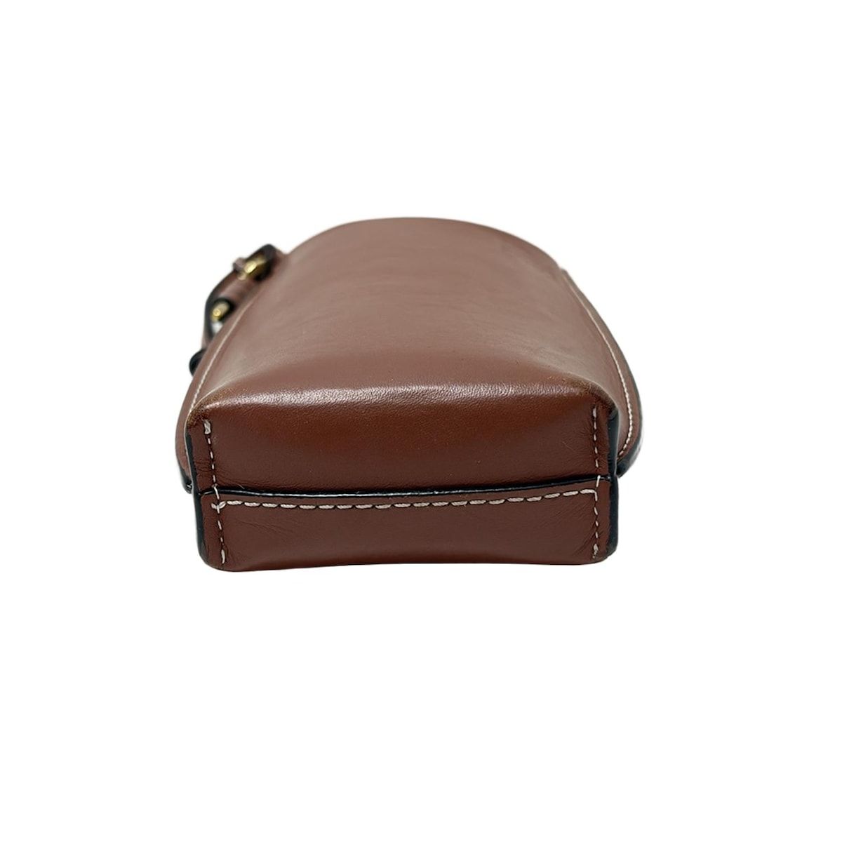 美品　LOEWE ダークブラウン ショルダーバッグ　専門店でメンテ済み LOEWE(ロエベ) ショルダーバッグ ゲートポケット ダークブラウン