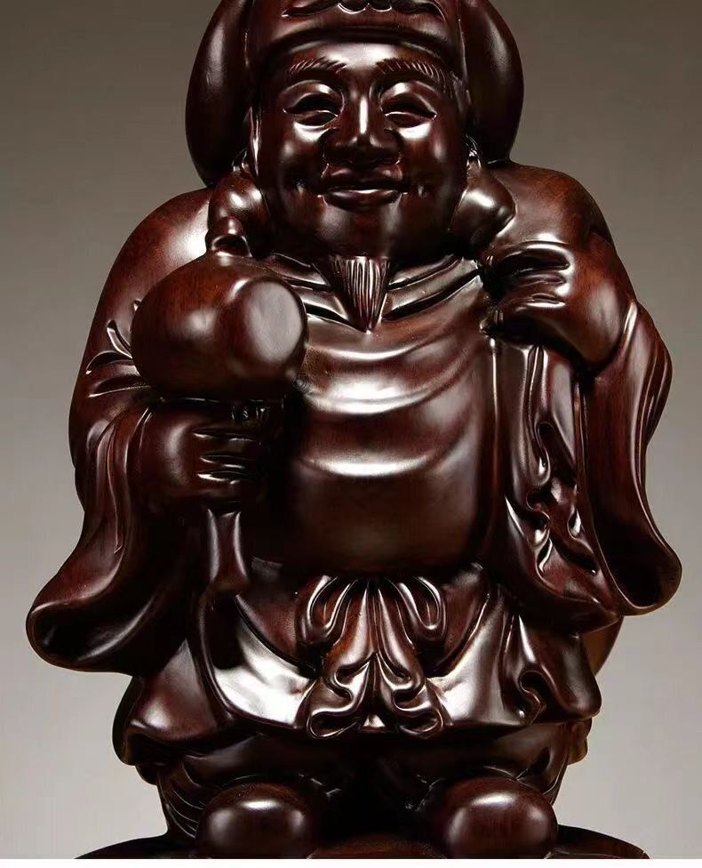 【修縁堂】精彫造像 大黒天 木彫仏像 精密彫刻 大黒様 仏教美術品 修縁堂】精彫造像 大黒天 木彫仏像 精密彫刻 大黒様 仏教美術品