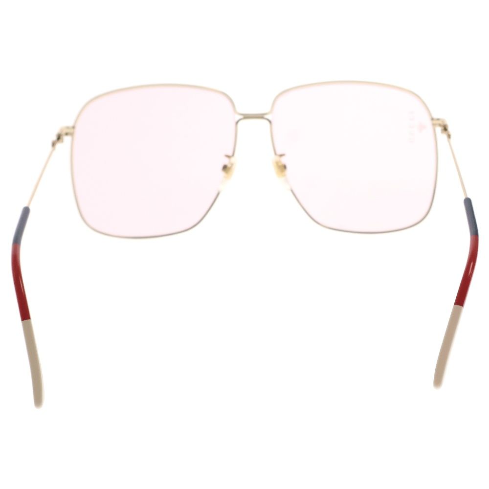 GUCCI (グッチ) スクエアフレーム カラーレンズサングラス 眼鏡 GG039S