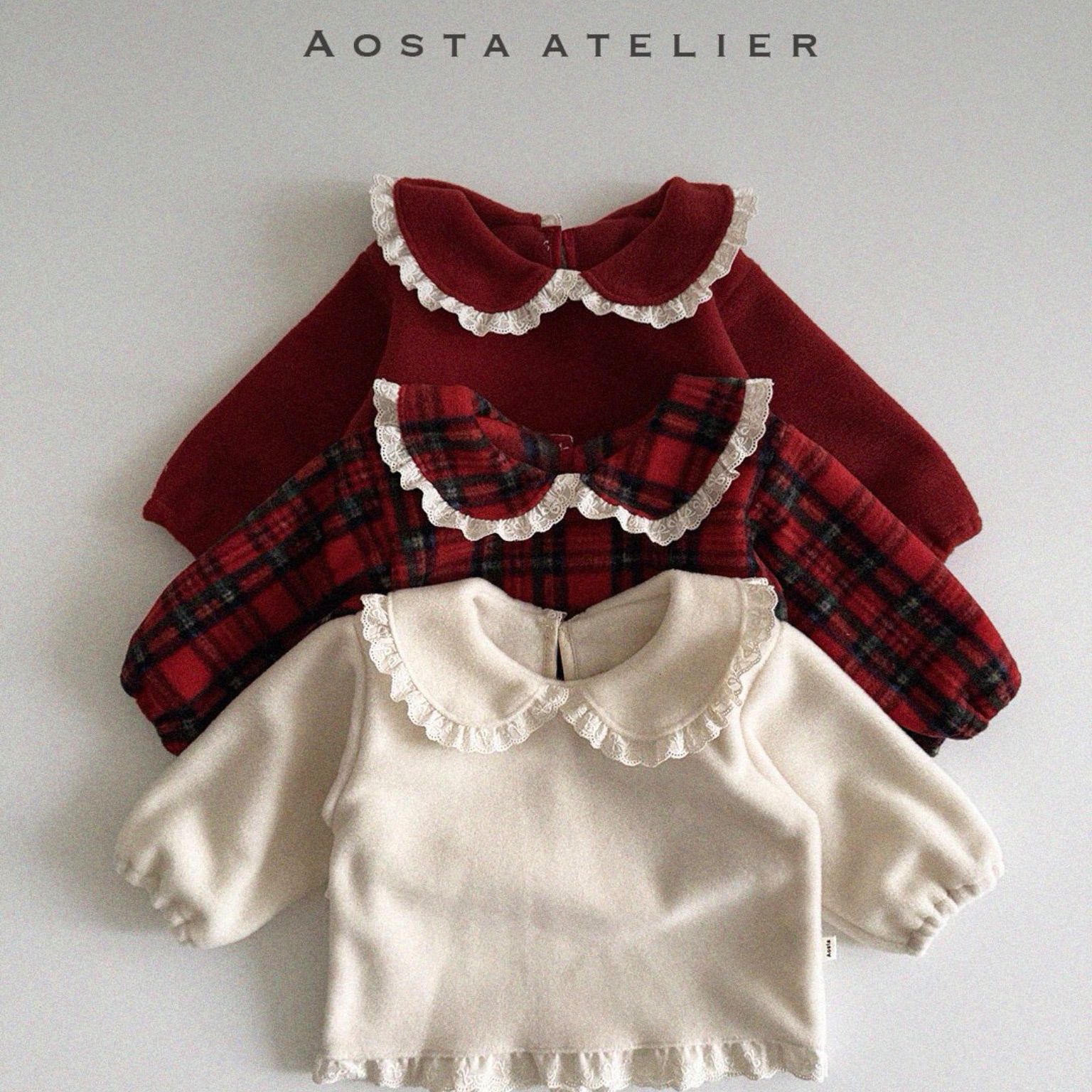  【⭐️閉店SALE⭐️】【Aosta】Winter Frills Blouse aowi58 シャツ・ブラウス