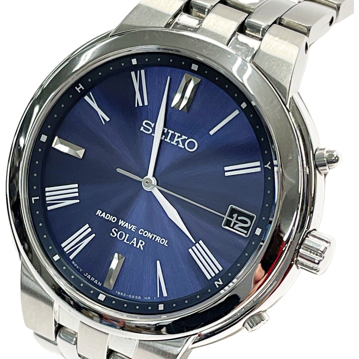 SEIKO セイコー スピリット 7B52-0AH0 ブルー 電波ソーラー アナログ 