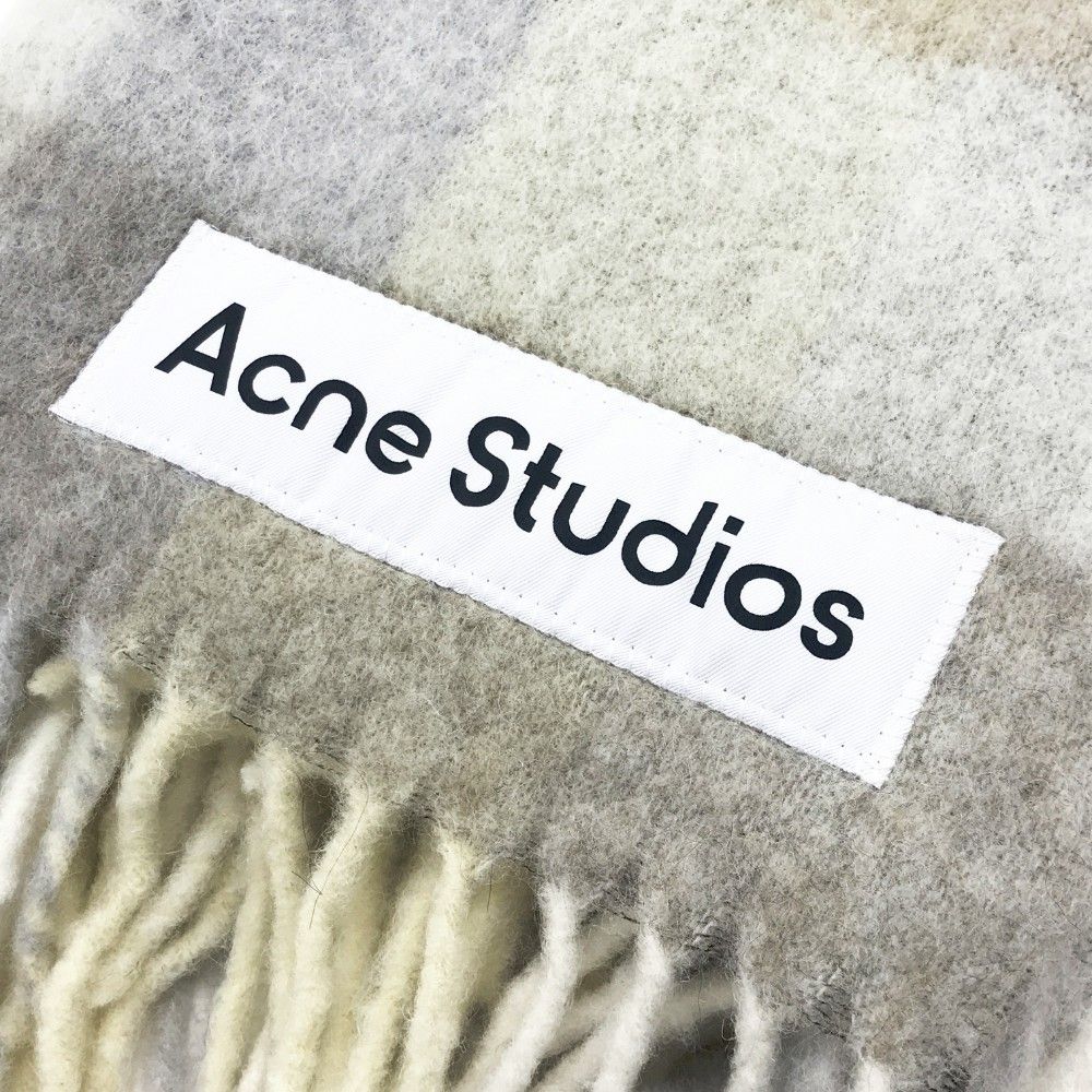 美品 acne studios 大判ストール ブランケット cloudshoe_ac-ca0147-azo000