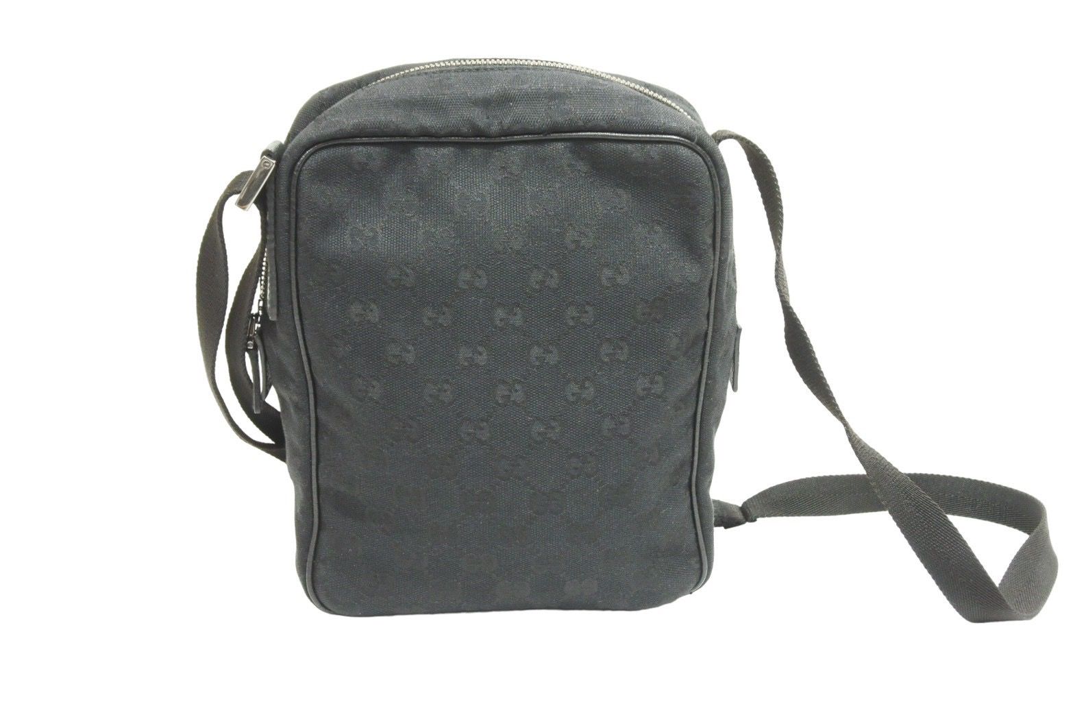 【瀬戸大橋店】 中古 GUCCI | グッチ ショルダーバッグ GGキャンバス 122759・3444 ブラック 【122】 GUCCI - 【瀬戸大橋店】 中古 GUCCI | グッチ ショルダーバッグ GG