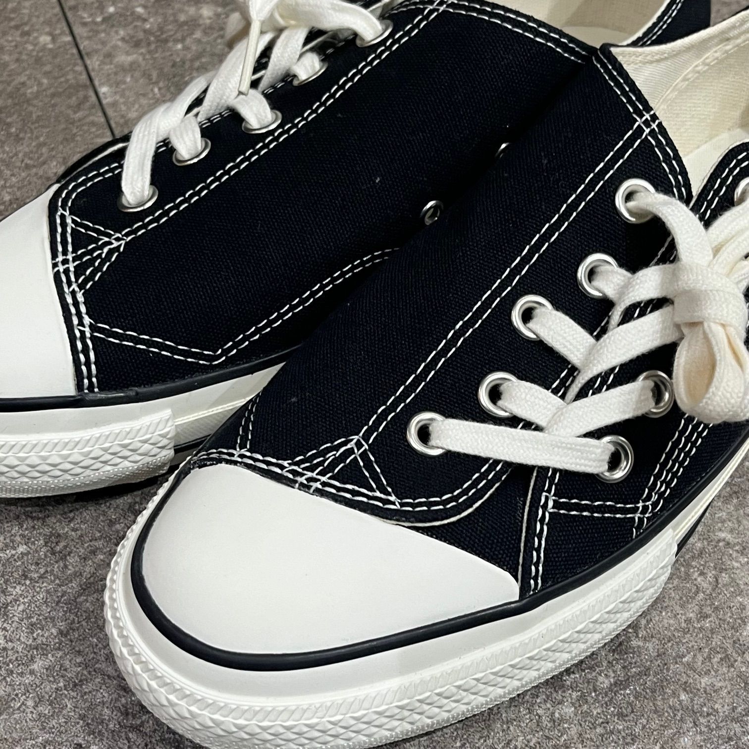 CONVERSE ALL STAR ASYMMETRY OX FUMITO GANRYU BLACK コラボ チャック 